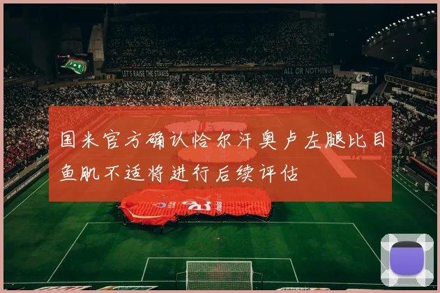 国米官方确认恰尔汗奥卢左腿比目鱼肌不适将进行后续评估